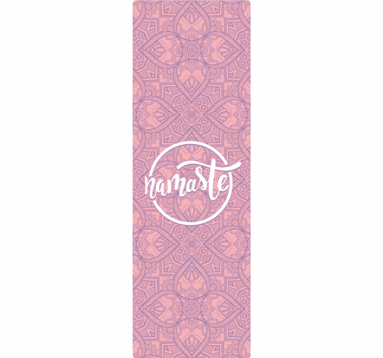 Blind purple serenity yoga - TenStickers