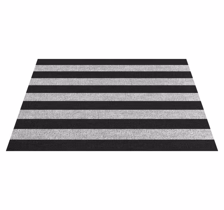 Modern placemats striped kitchen mat - TenStickers