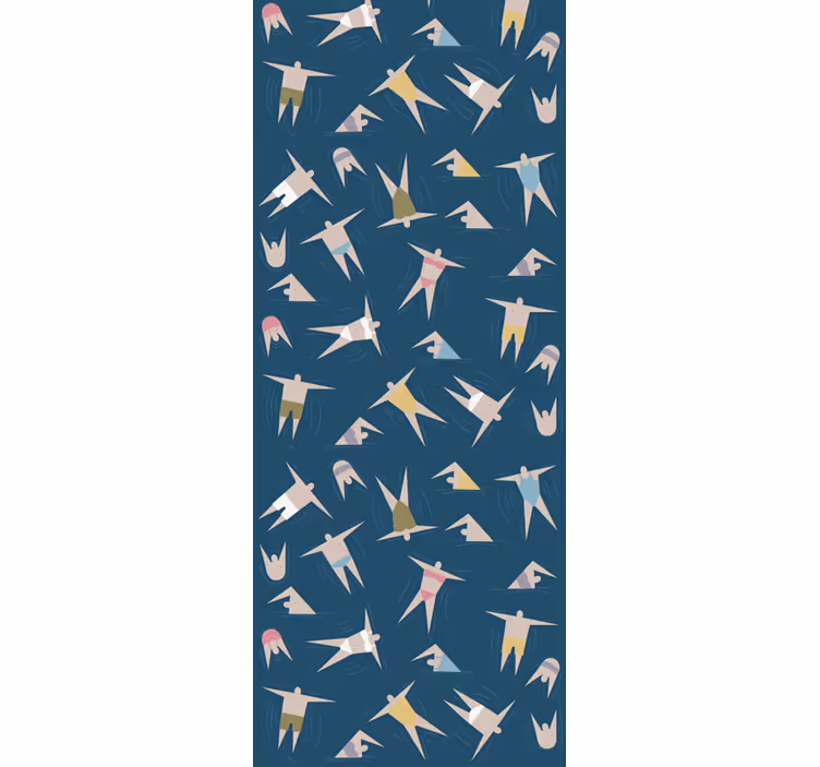 Flying Birds Pattern animals wallpaper - TenStickers
