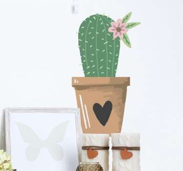 Cactus Plant Decorative Sticker