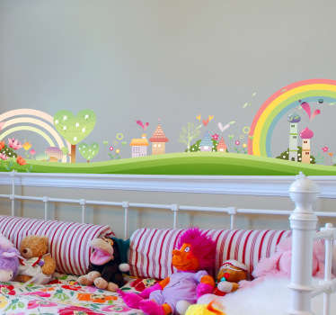 Fantasy Village Kids Sticker