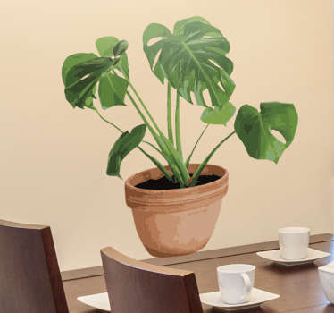 Plant Pot Decorative Wall Sticker
