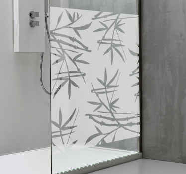 Translucent Bamboo Shower Sticker