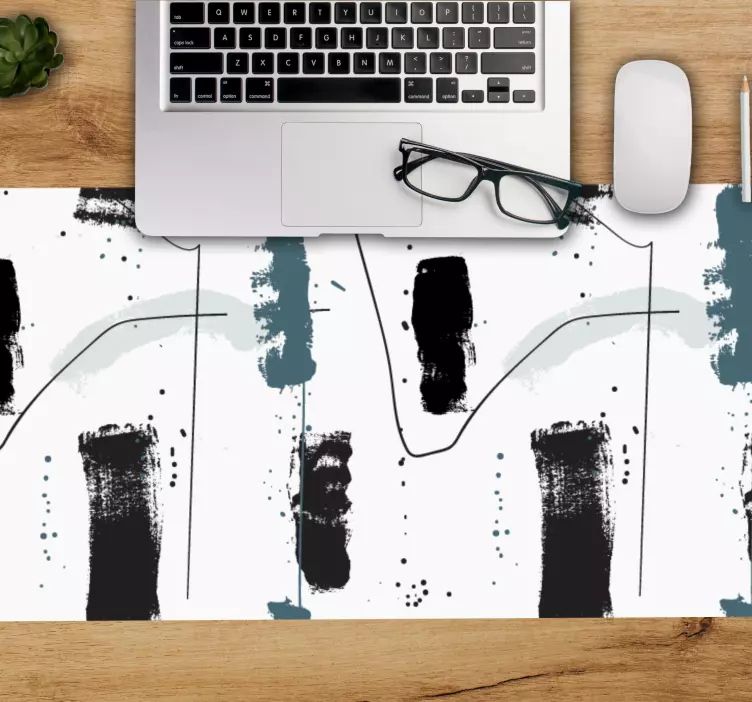 Abstract Artistic Shapes mouse pad pattern - TenStickers