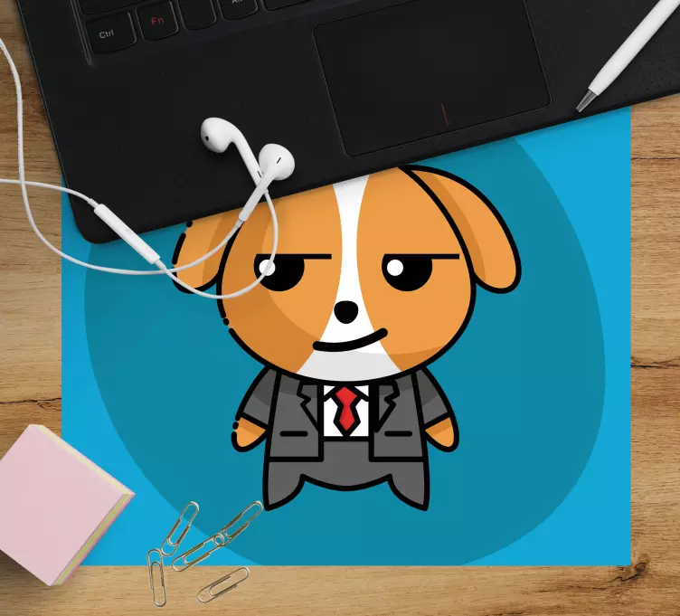 Business dog original mouse pad - TenStickers