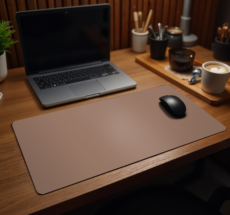 "Mocha Mousse" original mouse pad - TenStickers