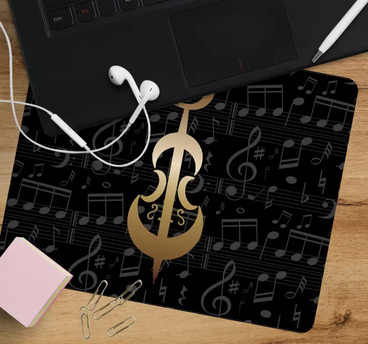 Musical Notes Symbol mouse pad - TenStickers