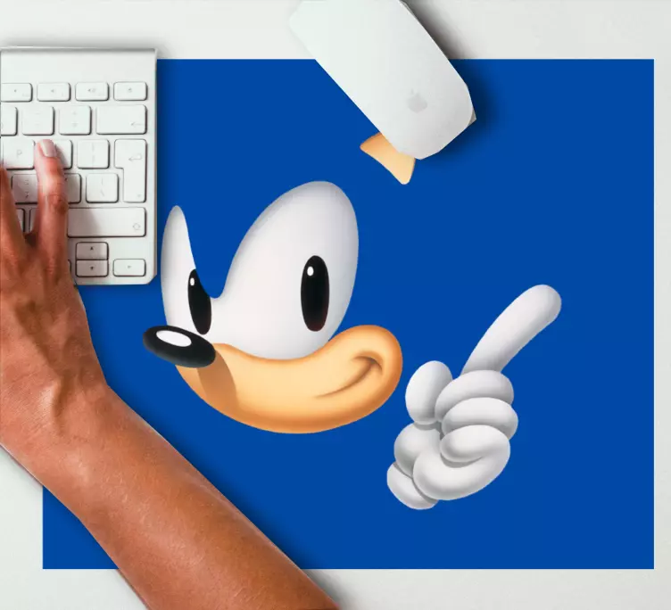 Sonic cartoon character anime mousepad - TenStickers
