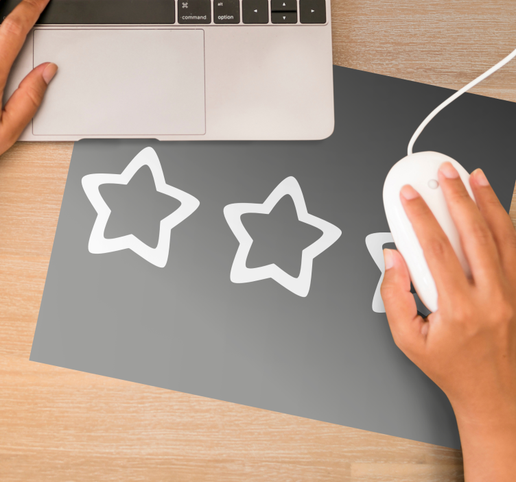 Stylish Stars mouse pad pattern - TenStickers