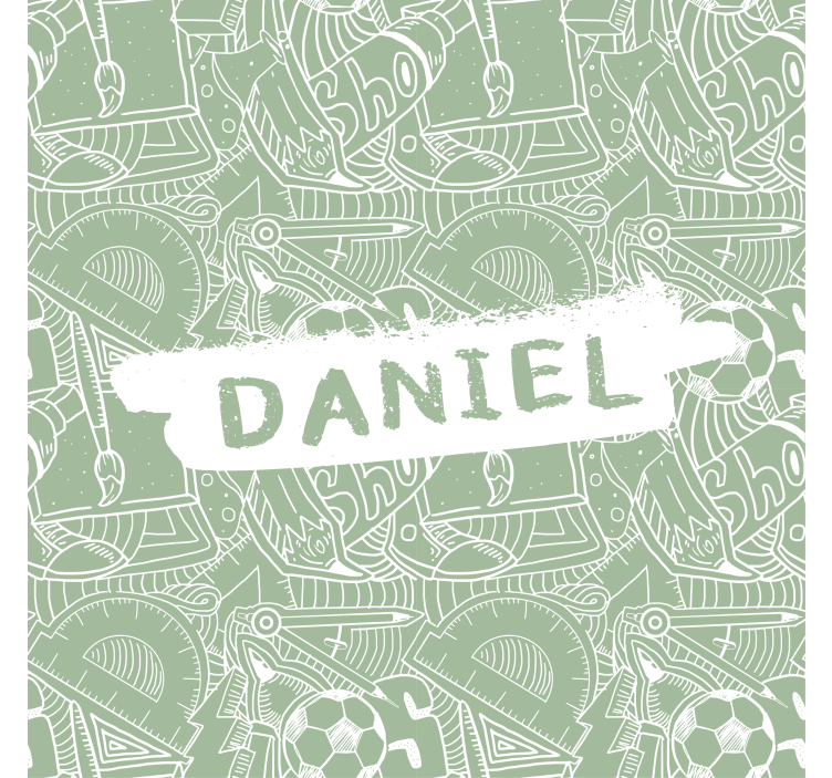 green school chalk blind teens - TenStickers