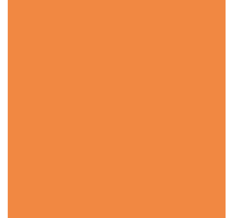 Orange monocolor blind kitchen - TenStickers