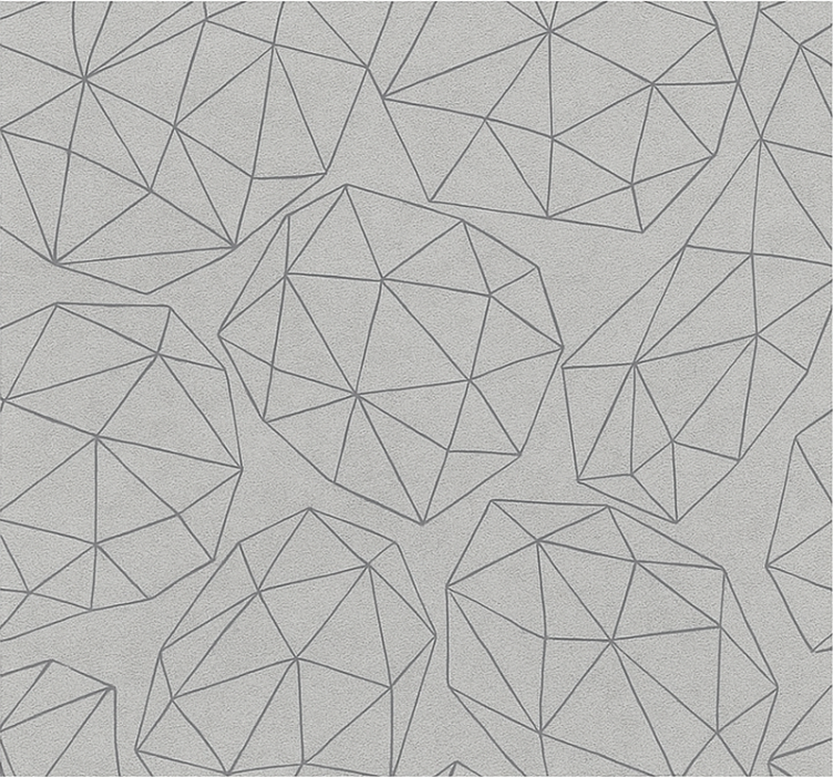 Gemstone silver gloss bathroom blind - TenStickers