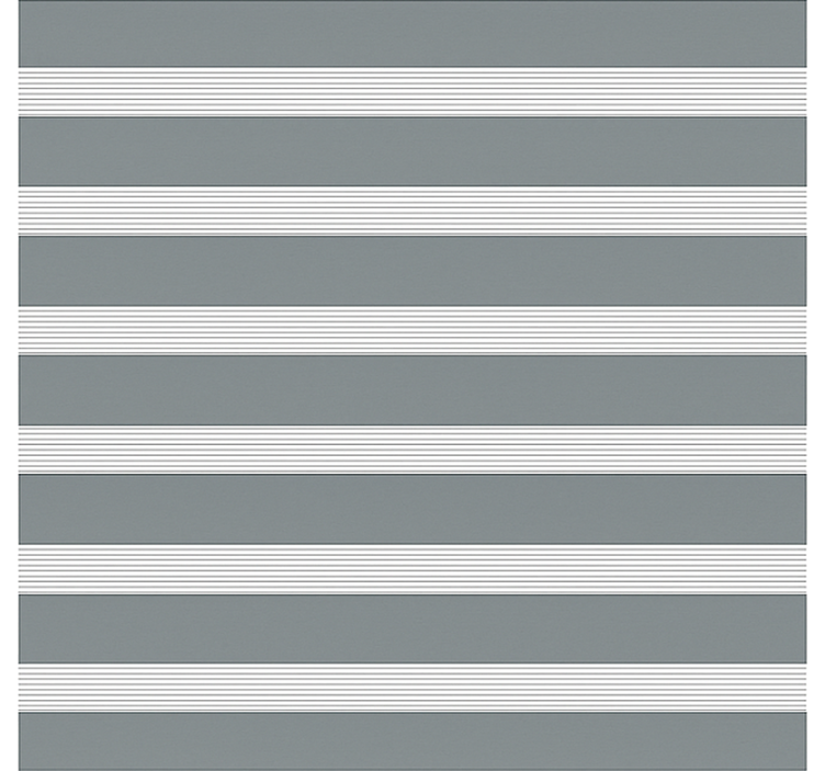 Grey striped pattern  dining room blind - TenStickers