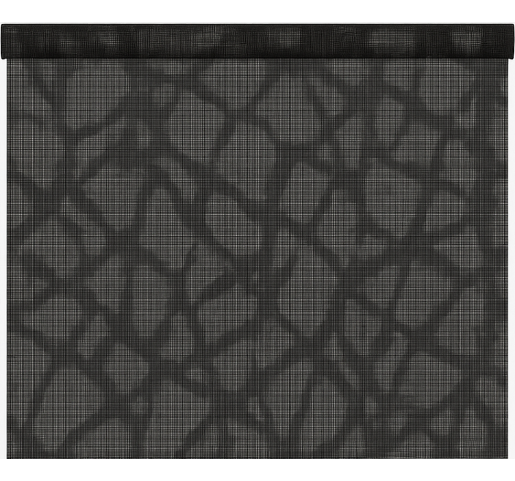 See through black grey blind office - TenStickers