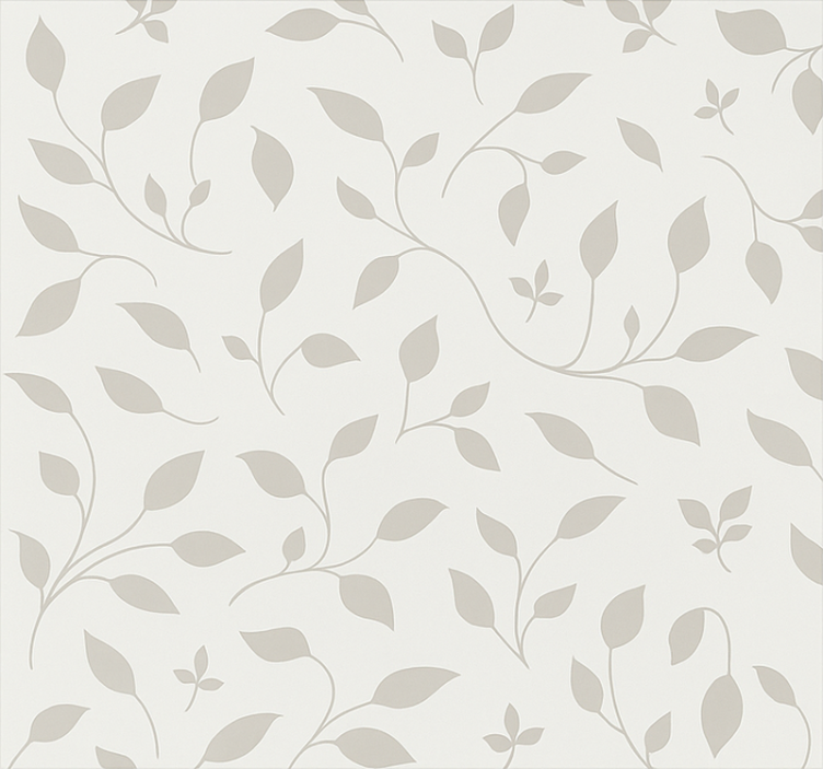 Scandinavian blind calming leaf floral design - TenStickers