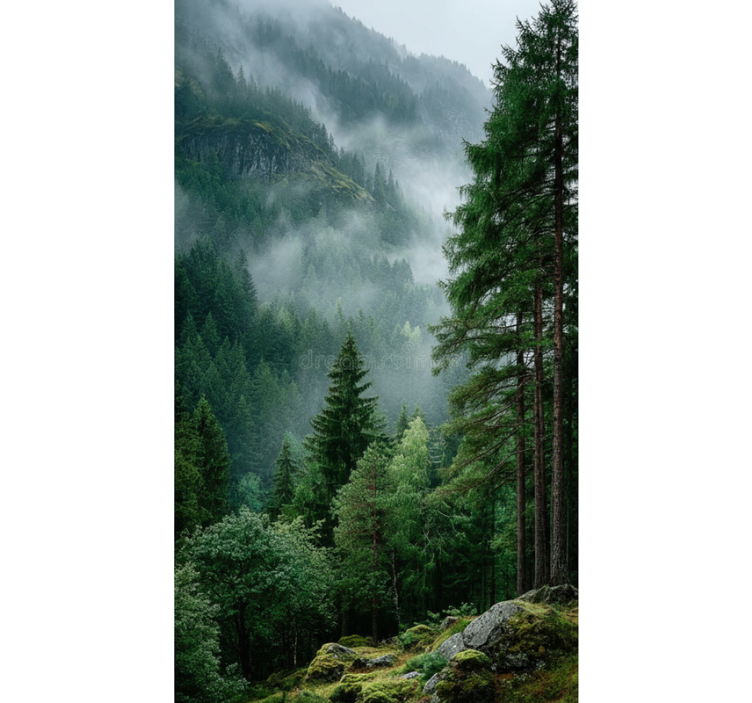 Tree blind the melancholic selection - TenStickers