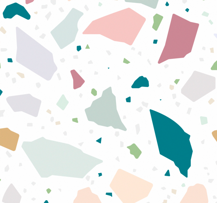 Blind kitchen colorful geometric terrazzo - TenStickers