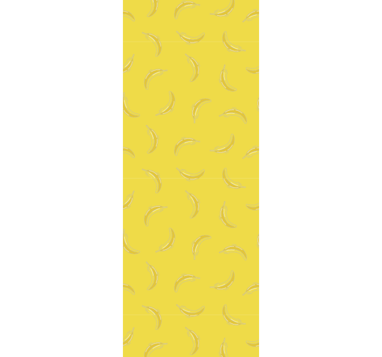 Blind kitchen banana pattern design - TenStickers