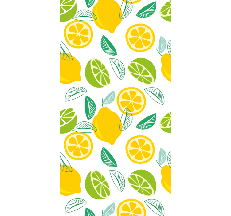 Blind kitchen citrus pattern - TenStickers