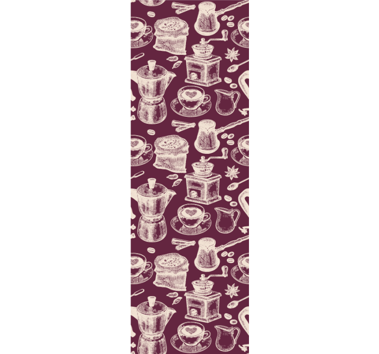 Blind kitchen coffee motif design - TenStickers