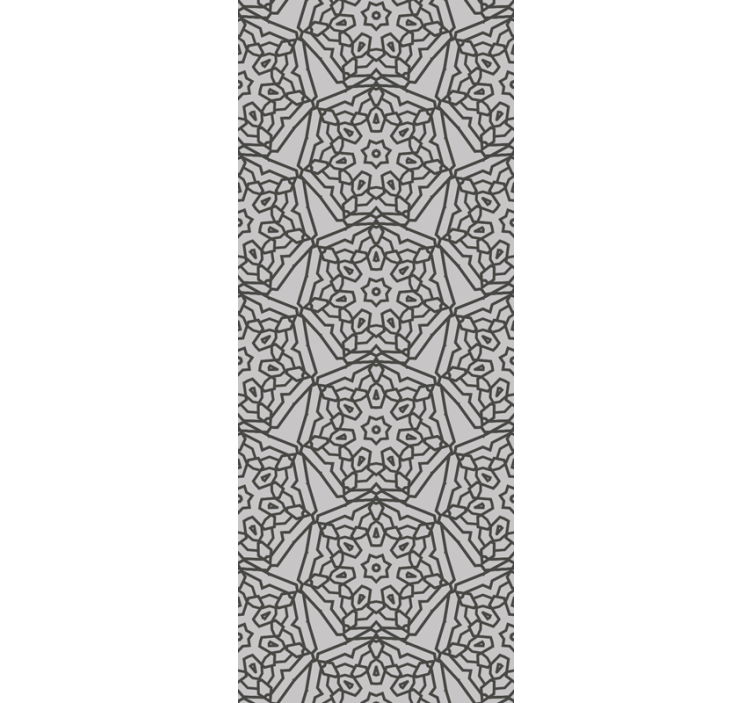 Blind kitchen in abstract arabic tile style - TenStickers