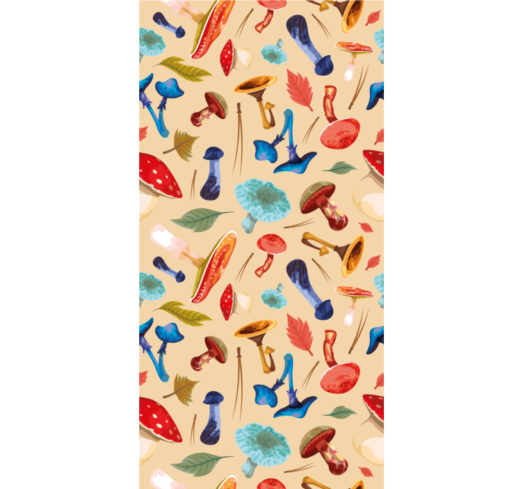 Blind kitchen wash drawing mushroom set - TenStickers