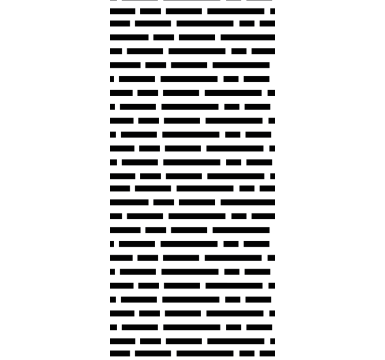 Blind kitchen nordic style black and white rectangles - TenStickers