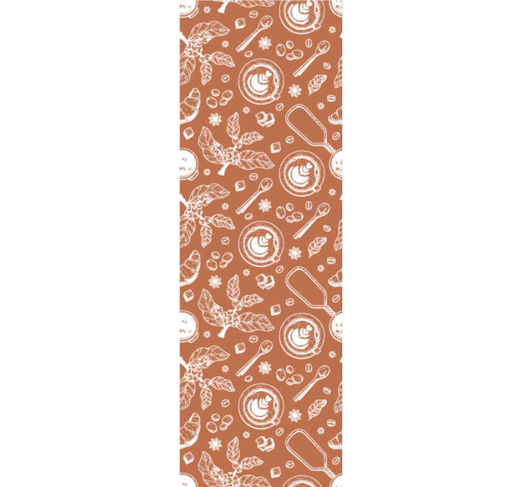 Blind kitchen coffee seamless pattern - TenStickers