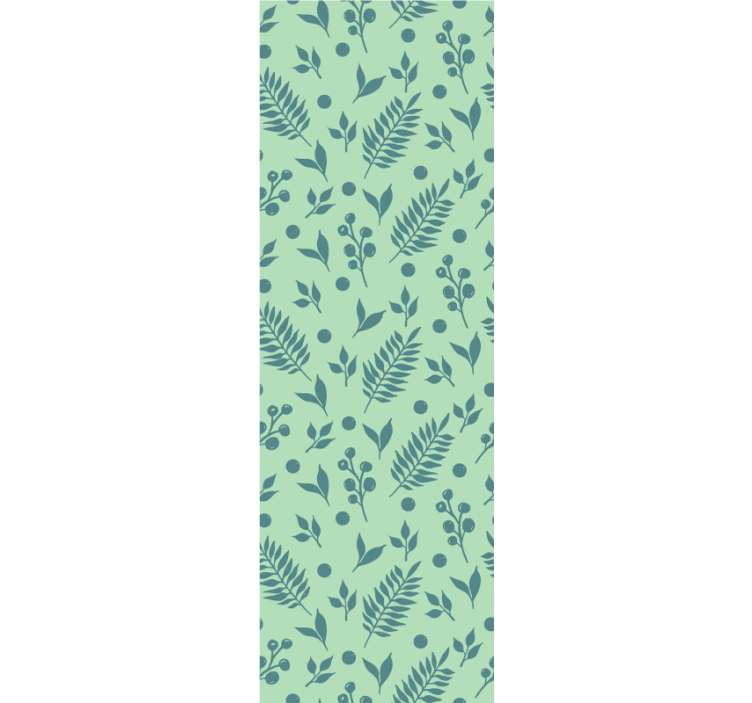 Blind kitchen green foliage on green - TenStickers