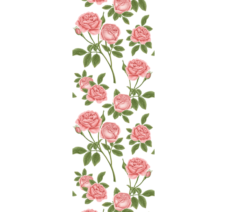 Blind kitchen flowerprint roses - TenStickers