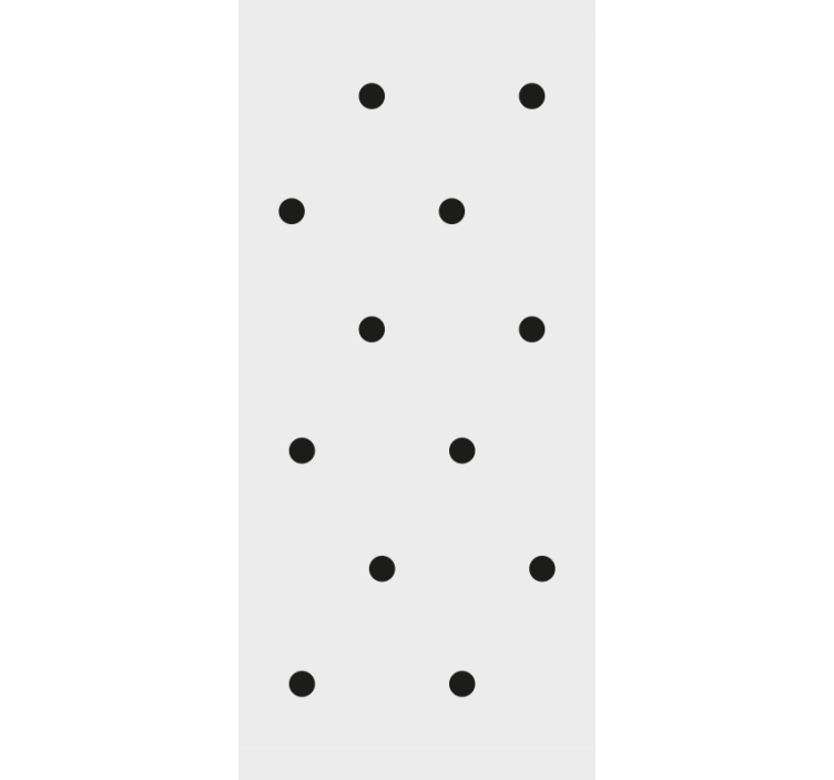 Blind kitchen nordic style black dots - TenStickers
