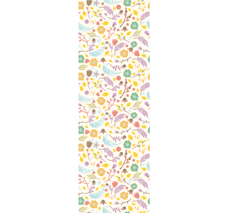 Blind kitchen traditional polish floral pattern - TenStickers