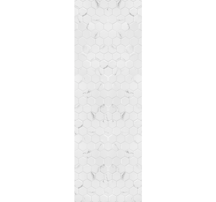 Blind kitchen elegant grey hexagon tiles - TenStickers