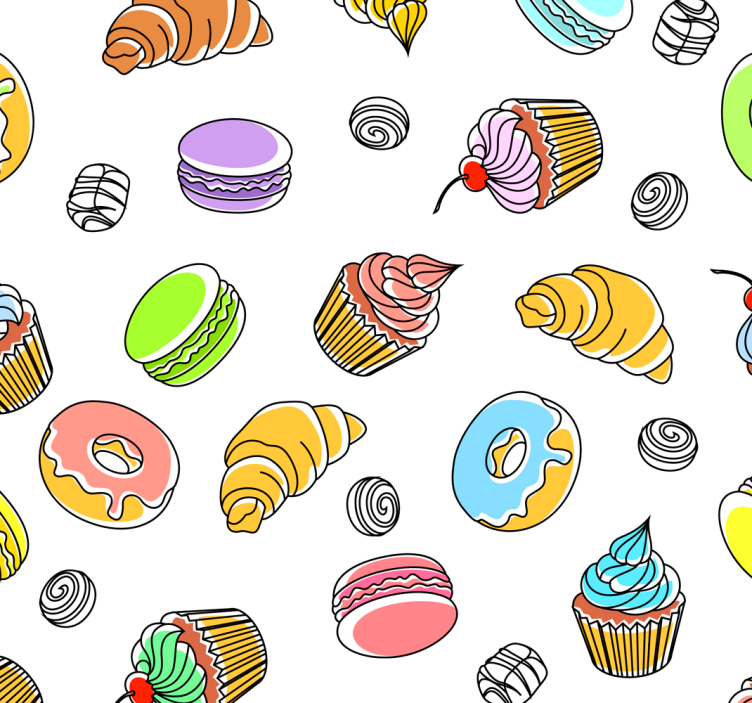 Blind kitchen tasty treats - TenStickers