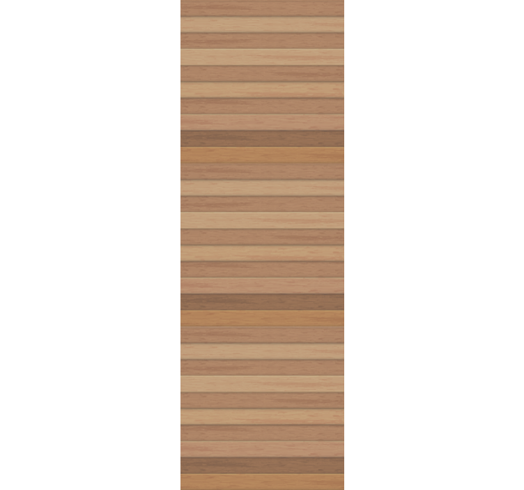 Elegant rustic wood dining room blind - TenStickers