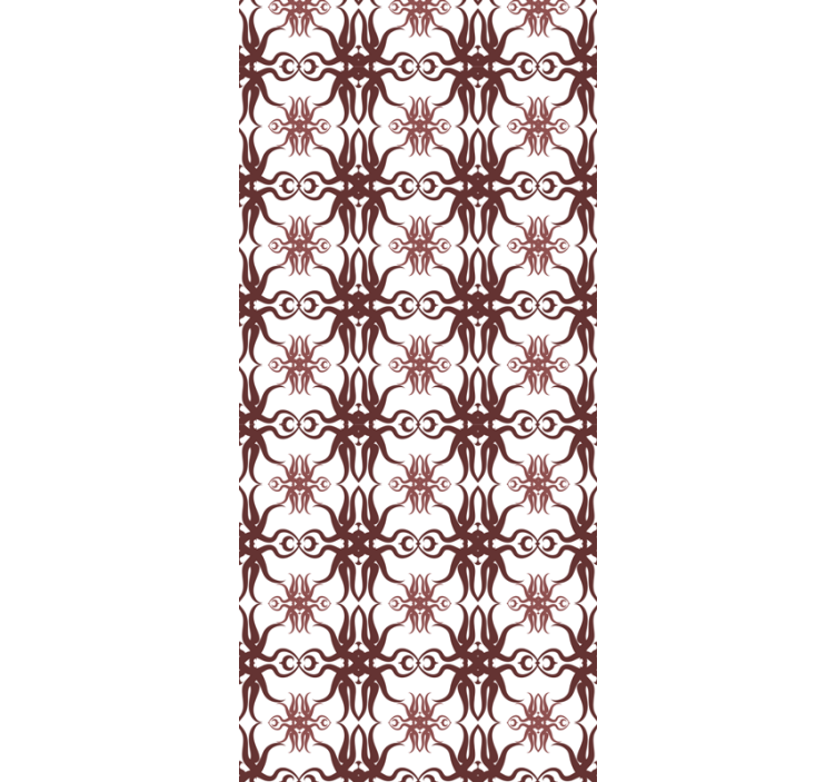 Dining room blind original design damask style - TenStickers