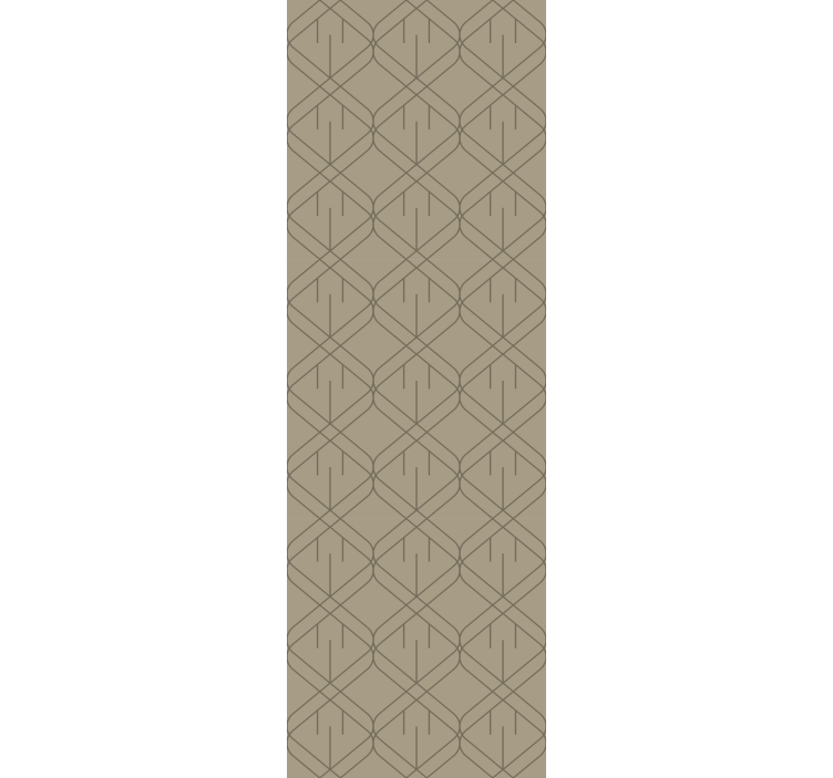 Elegant hamptons pattern dining room blind - TenStickers