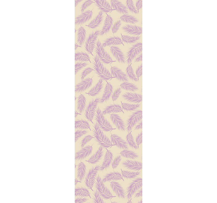 Dining room blind in pink and beige tropical wild - TenStickers