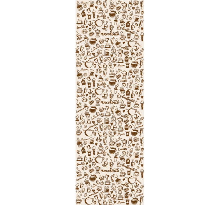 Dining room blind inspired by italian coffee tradition - TenStickers