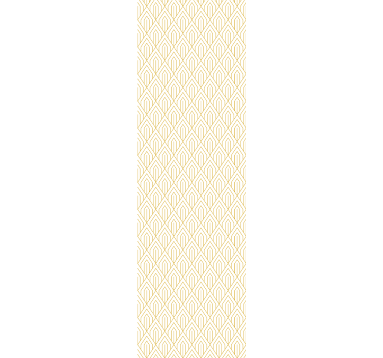 Modern white pattern dining room blind - TenStickers