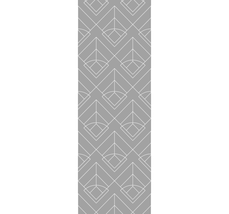 Dining room blind in elegant white stripes - TenStickers