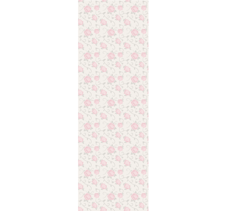 Little flowers vintage style dining room blind - TenStickers
