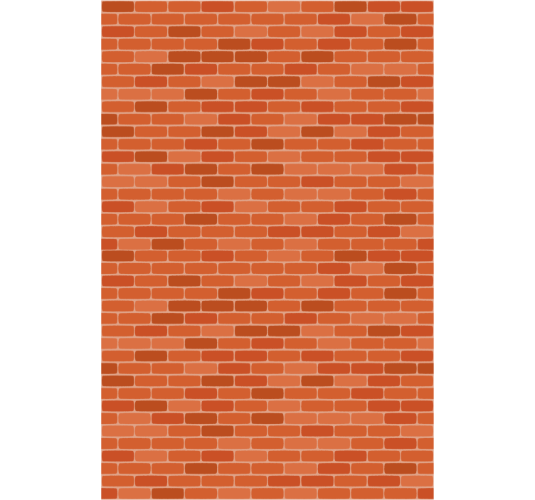 Dining room blind with brick pattern texture - TenStickers
