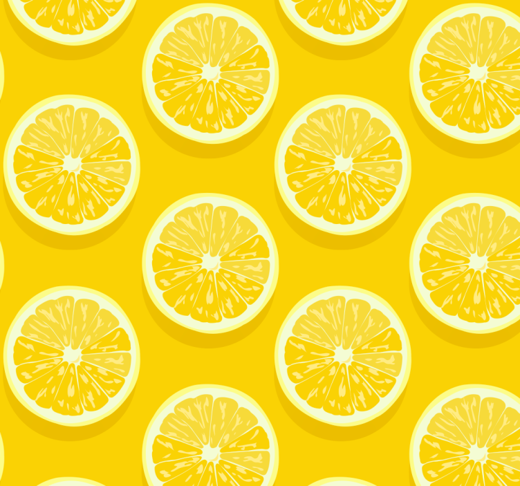 Sliced lemons dining room blind - TenStickers