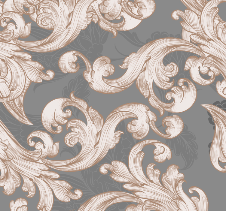 Dining room blind elegant gray - TenStickers