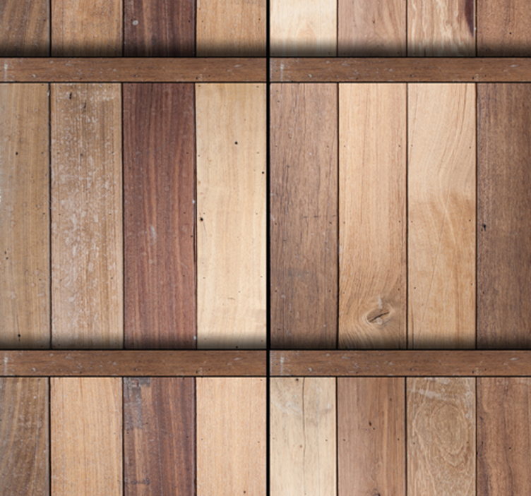 Dining room blind in brown relaxation style - TenStickers