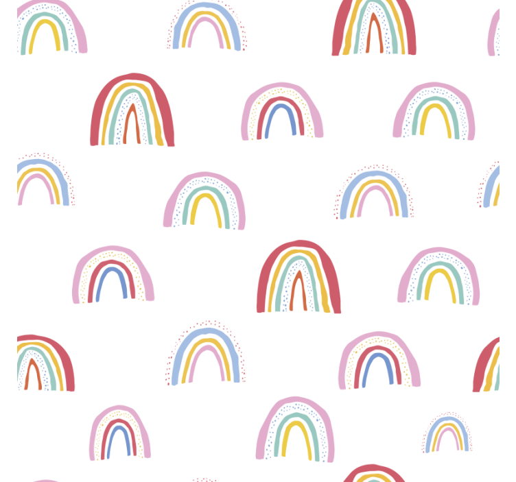 Blind children colorful rainbow patterns - TenStickers