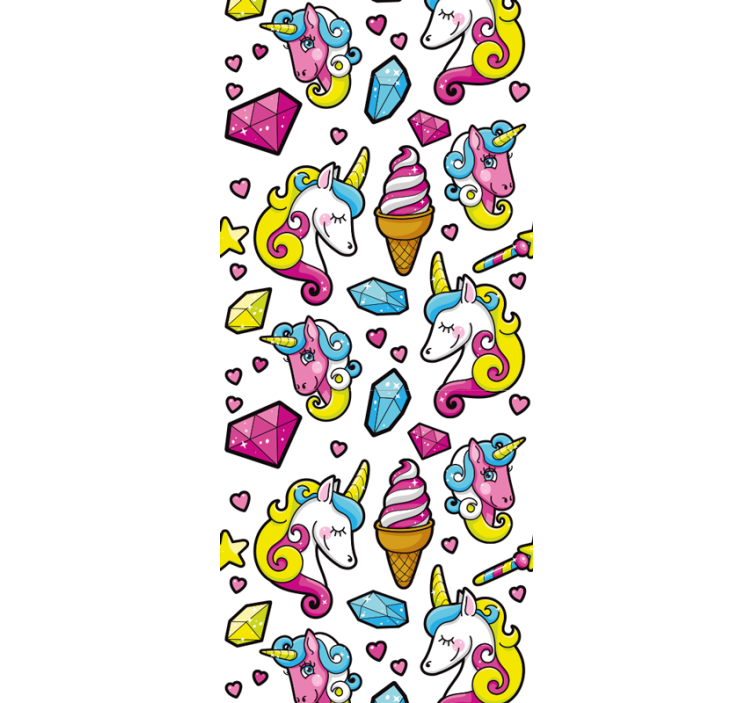 Blind children unicorn fantasy design - TenStickers
