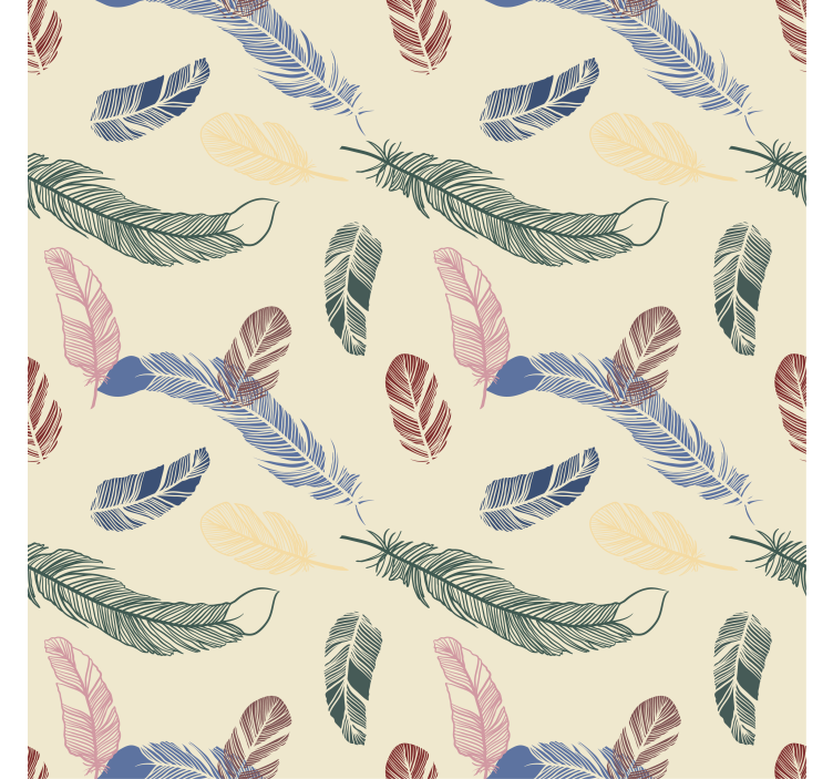 Blind children vibrant feathers - TenStickers