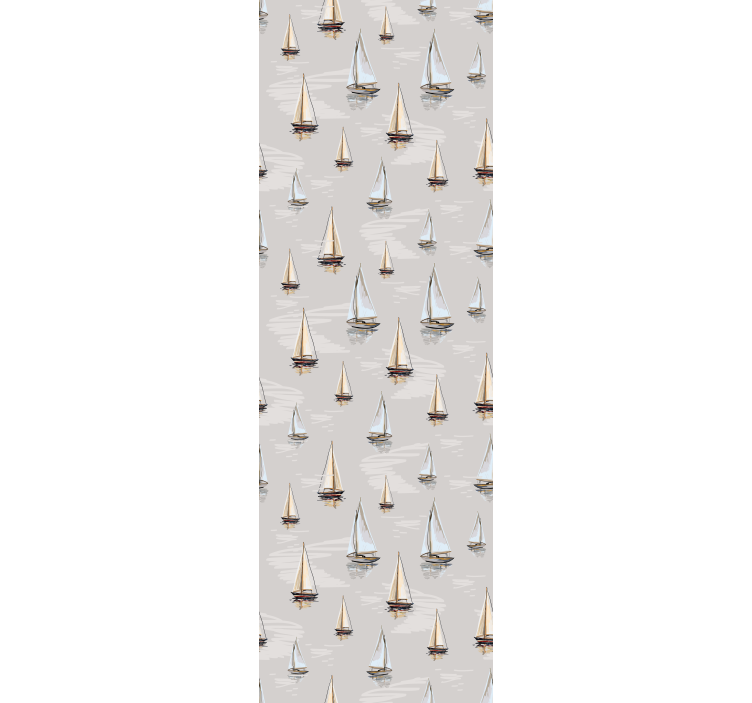 Blind children elegant sailboat design - TenStickers